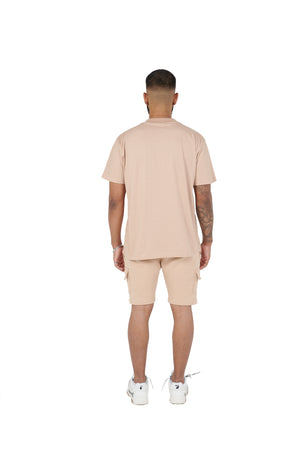 Cargo Slim Fit Shorts and Plain White Oversized T-shirts at wholesale prices