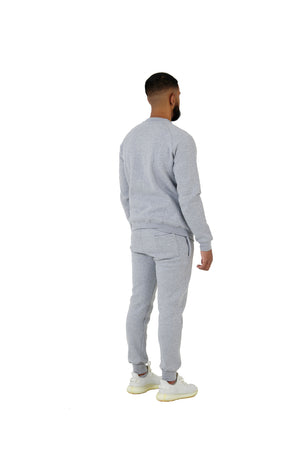 Wholesale Slim Fit Grey Sweater and Grey Joggers Unisex