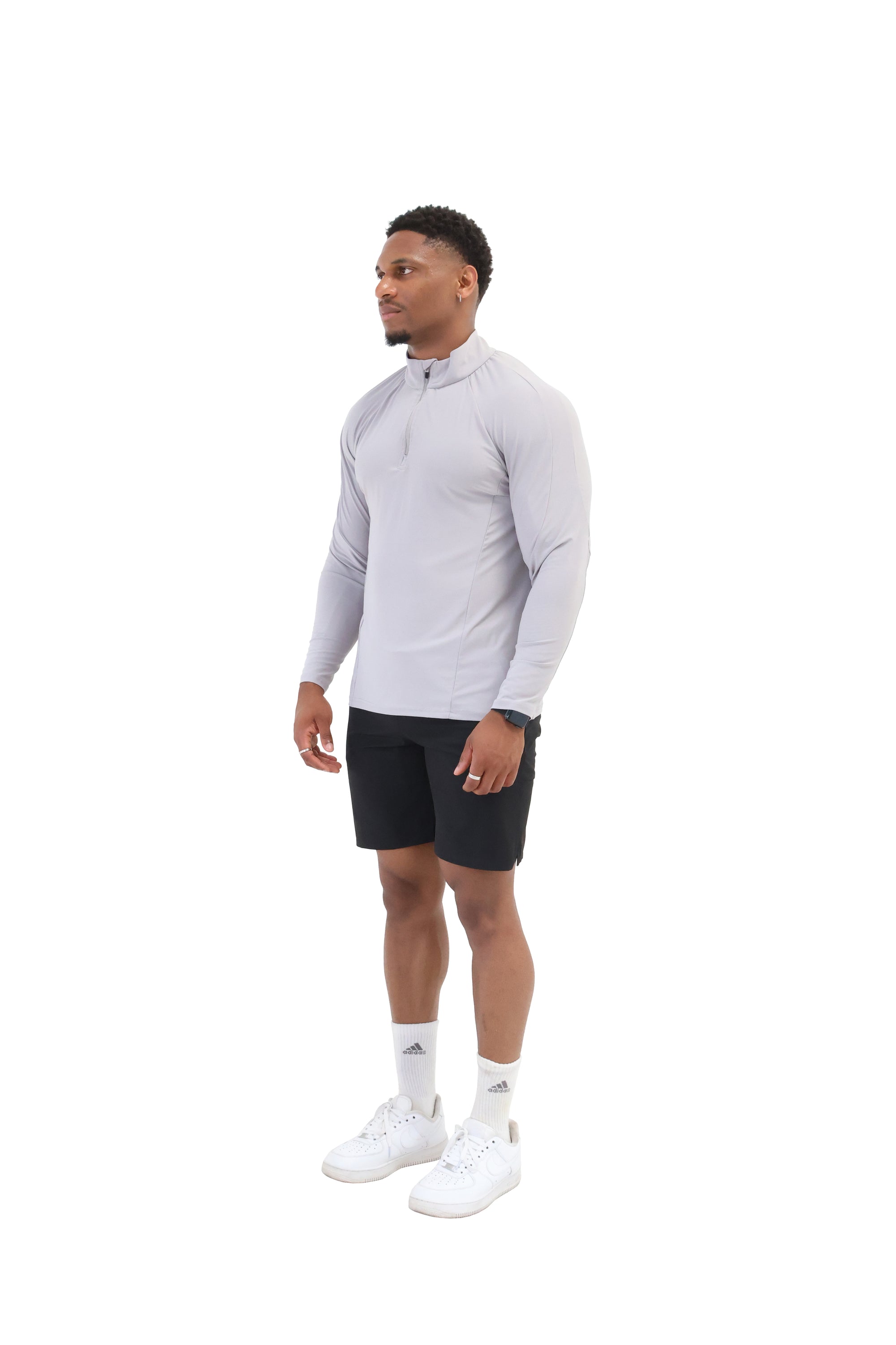 Activewear Quarter Zip grey 3