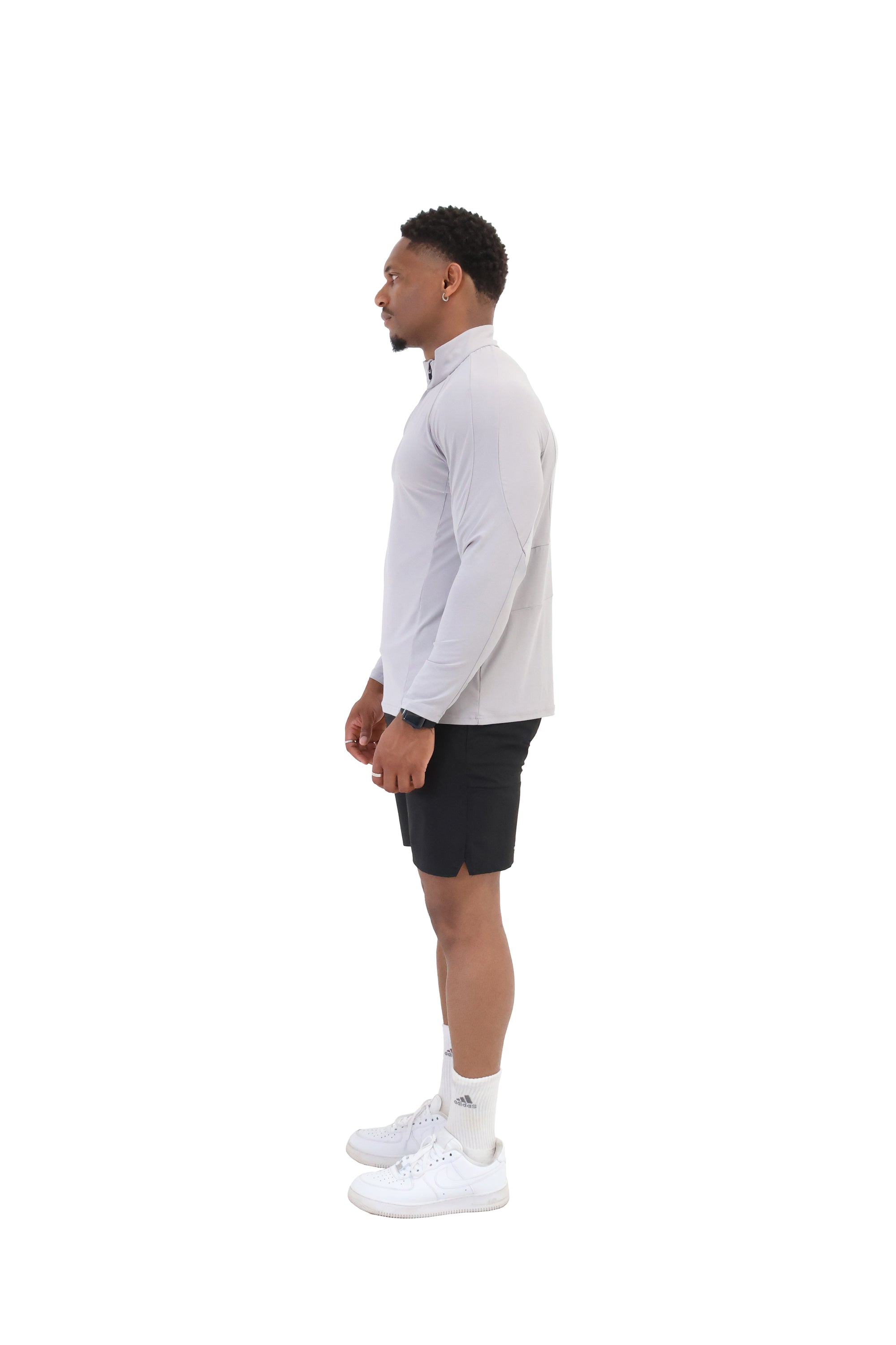 Activewear Quarter Zip grey 4