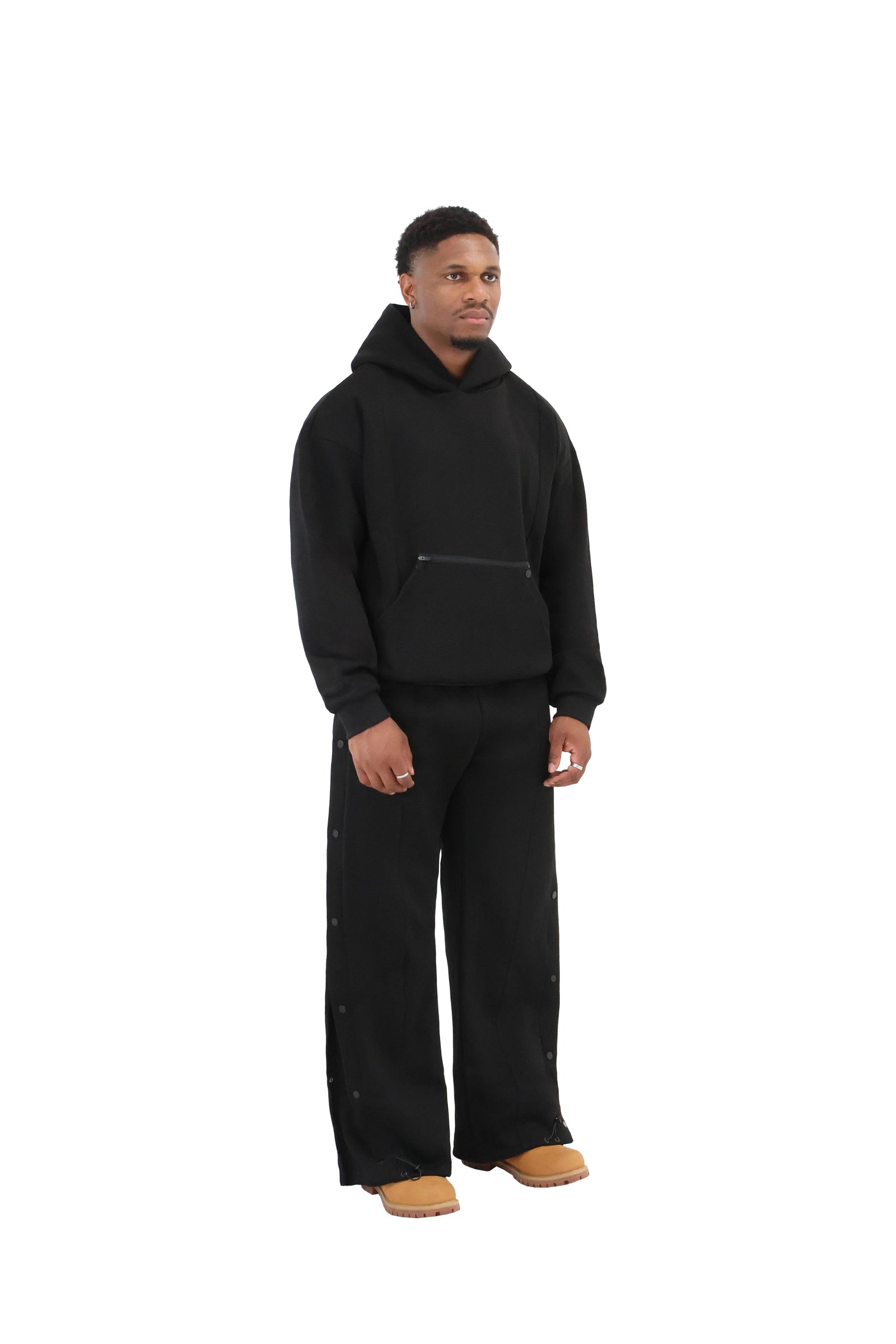 BRND Premium Versatile Tech Hoodie 550gsm black 1