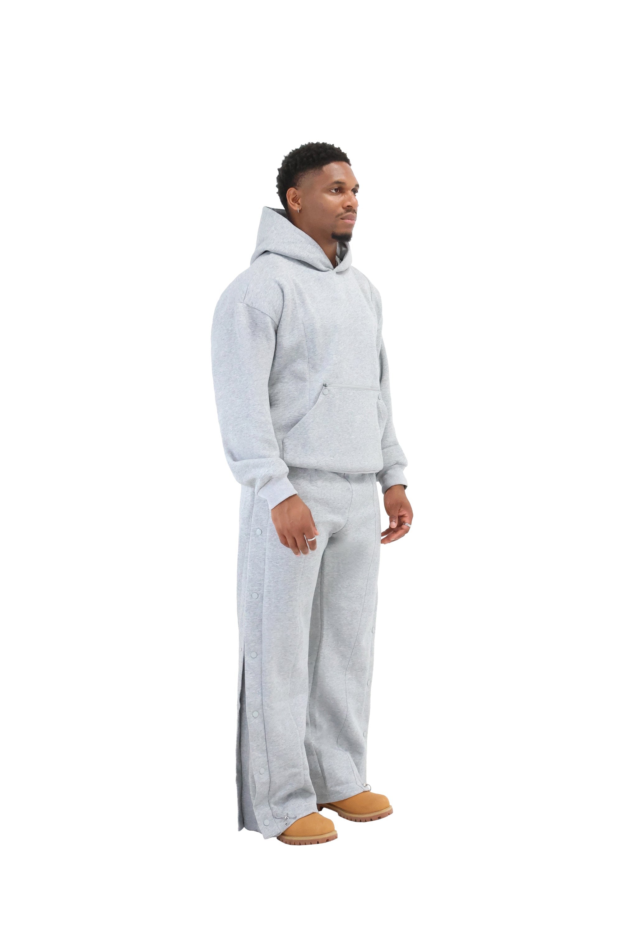 BRND Premium Versatile Tech Hoodie 550gsm grey 2