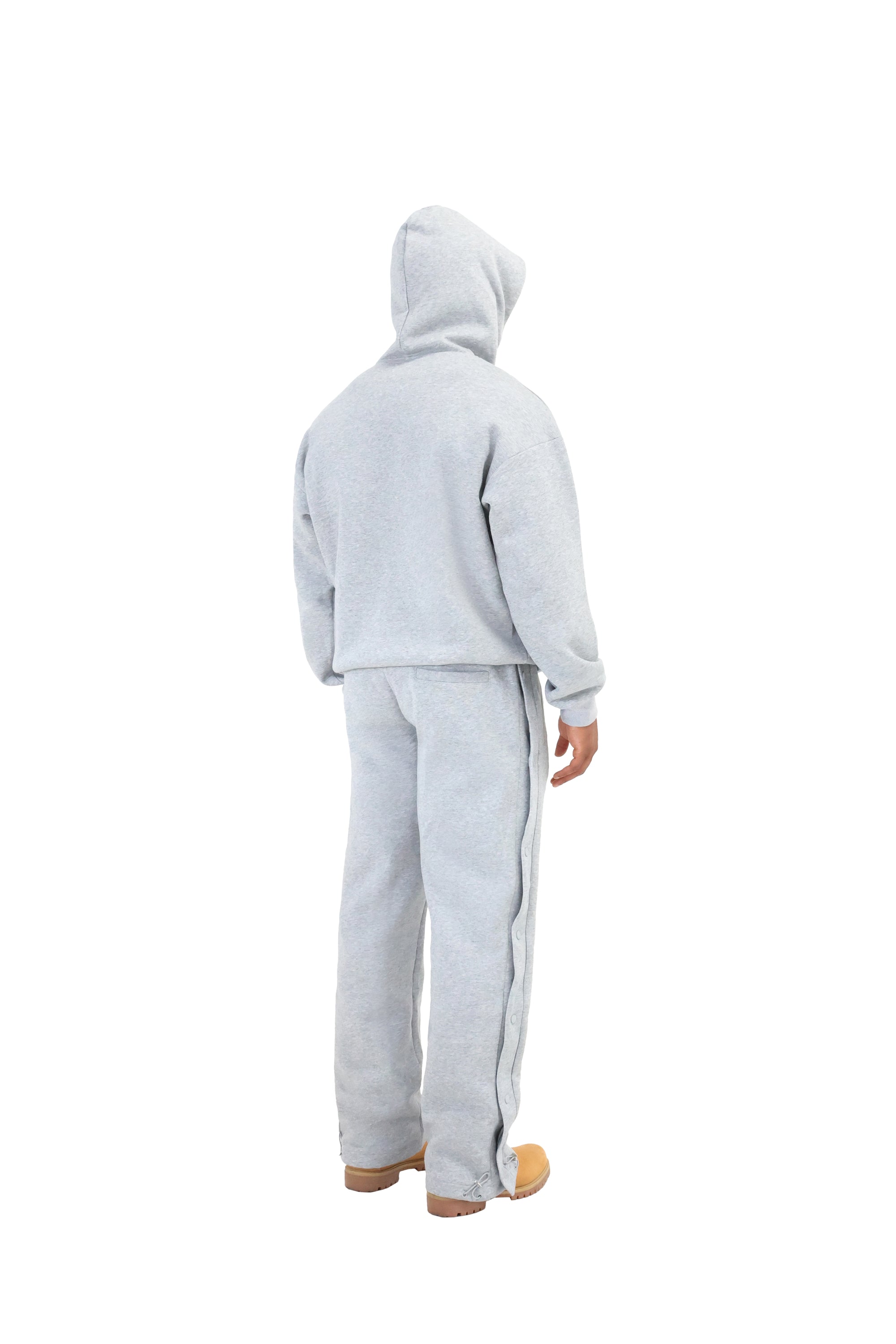 BRND Premium Versatile Tech Hoodie 550gsm grey 8