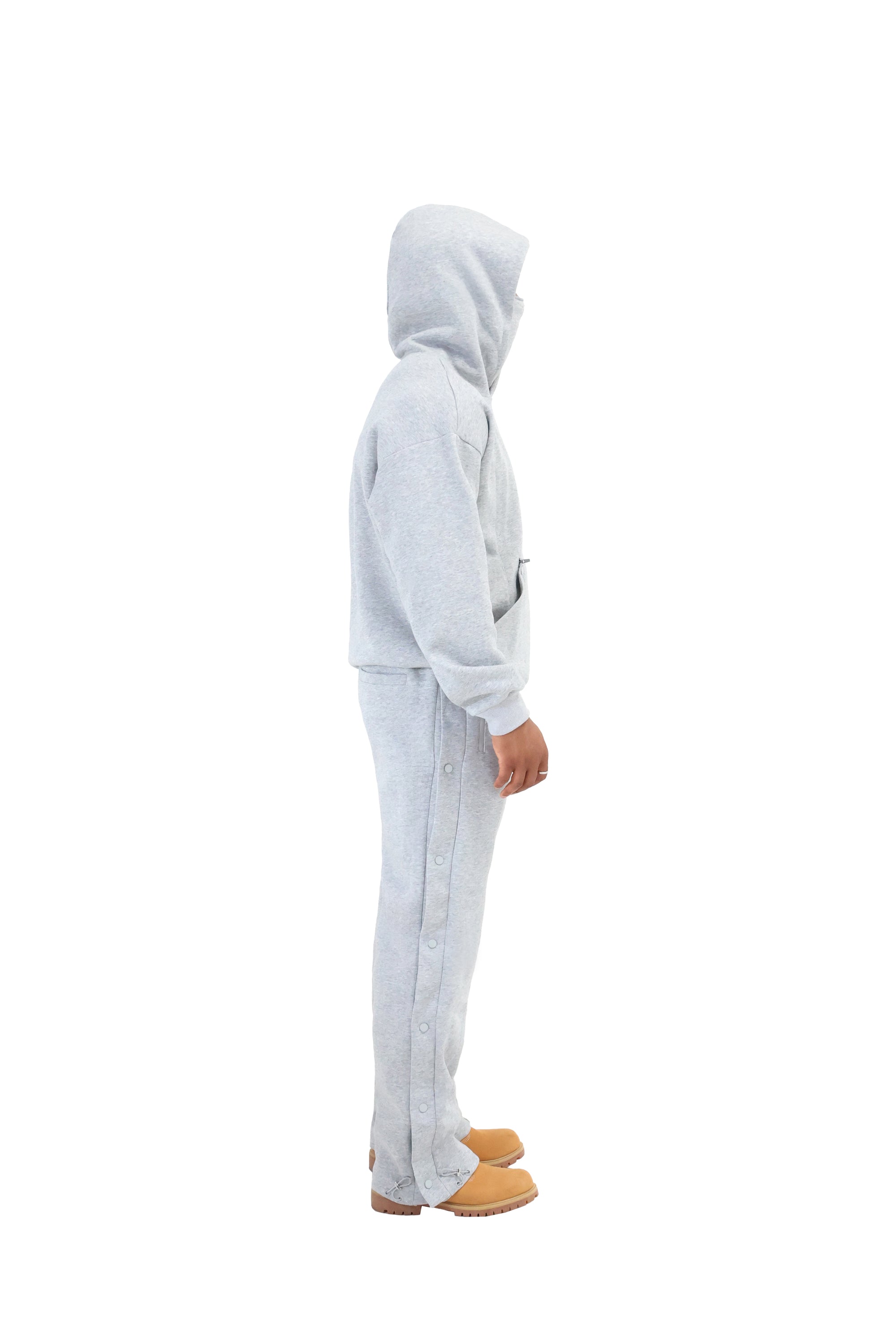 BRND Premium Versatile Tech Hoodie 550gsm grey 9