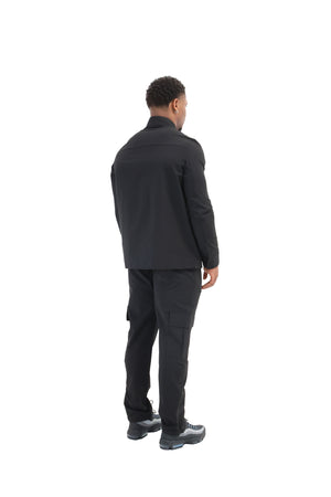 Cargo Utility Windbreaker Jacket black 7