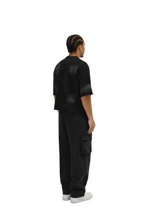 Cropped Oversized Boxy Fit T-Shirts 260GSM black 7