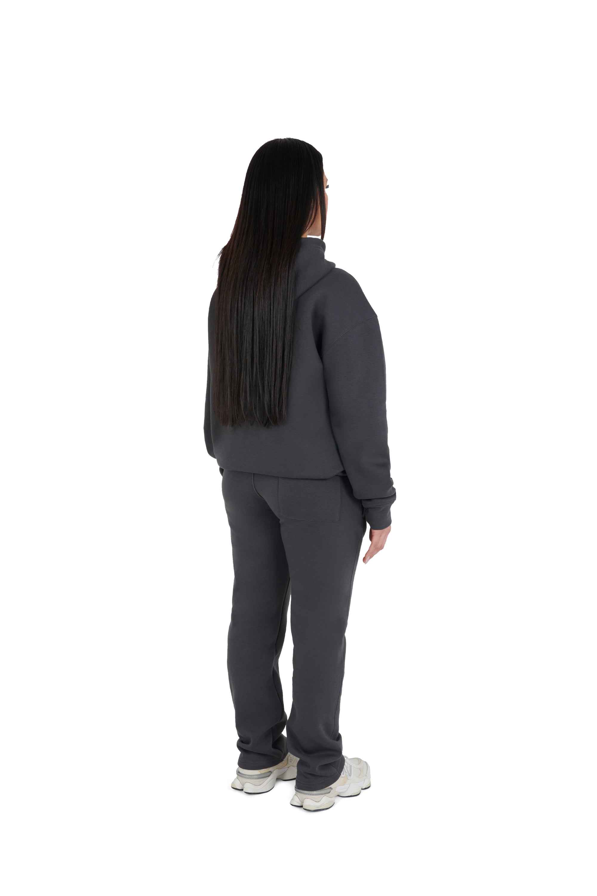 Charcoal Grey Straight Leg Joggers