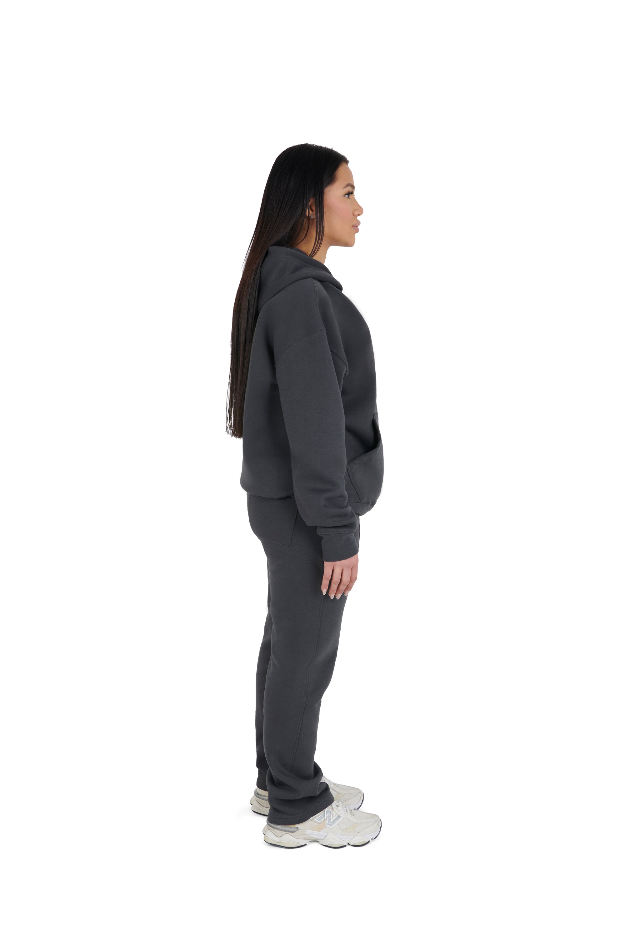 Charcoal Grey Straight Leg Joggers