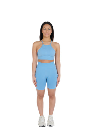 baby blue Premium Yoga Cycling Shorts