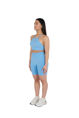 baby blue Premium Yoga Cycling Shorts