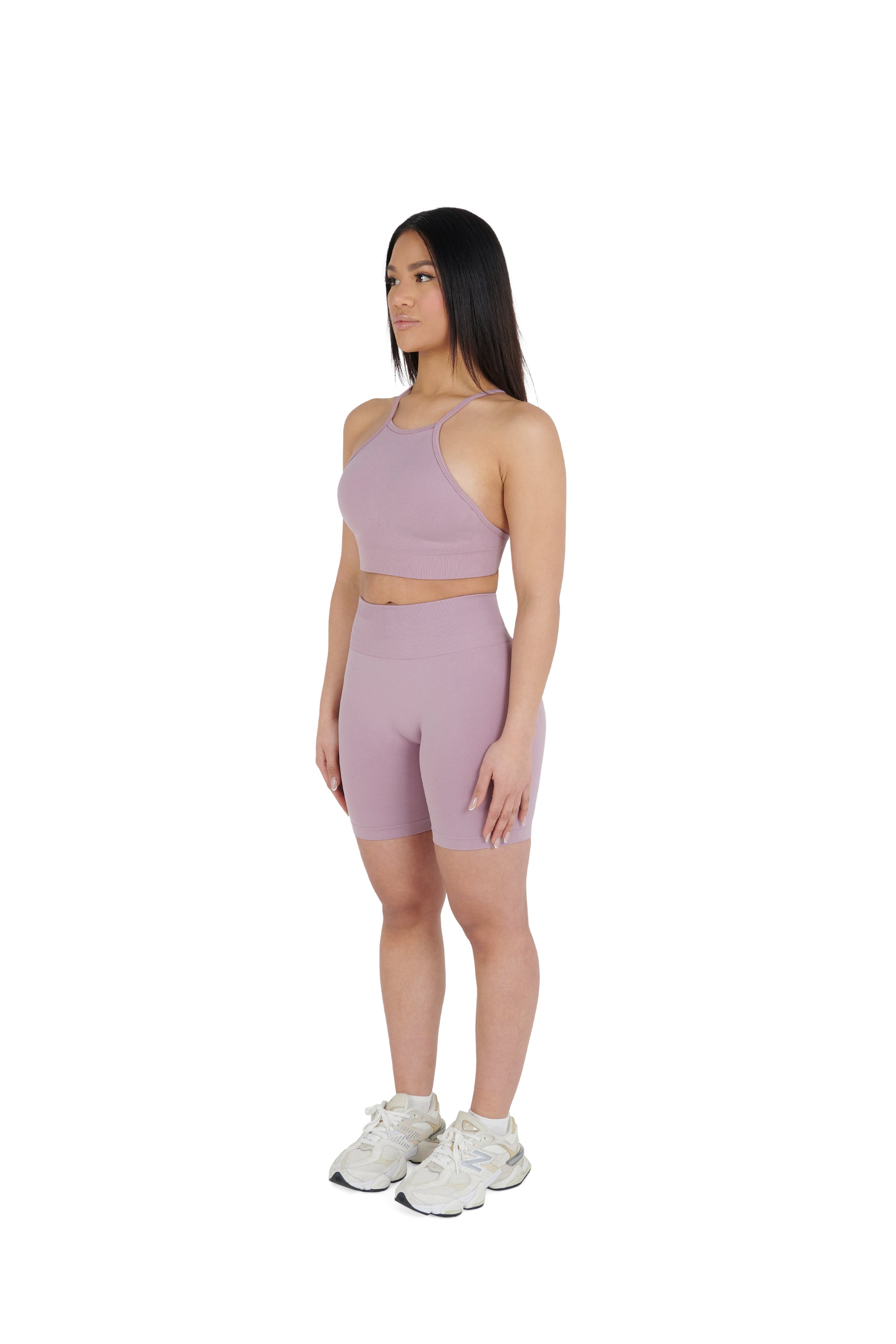 dusty pink Premium Yoga Cycling Shorts