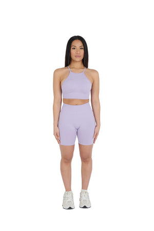 lilac Premium Yoga Cycling Shorts