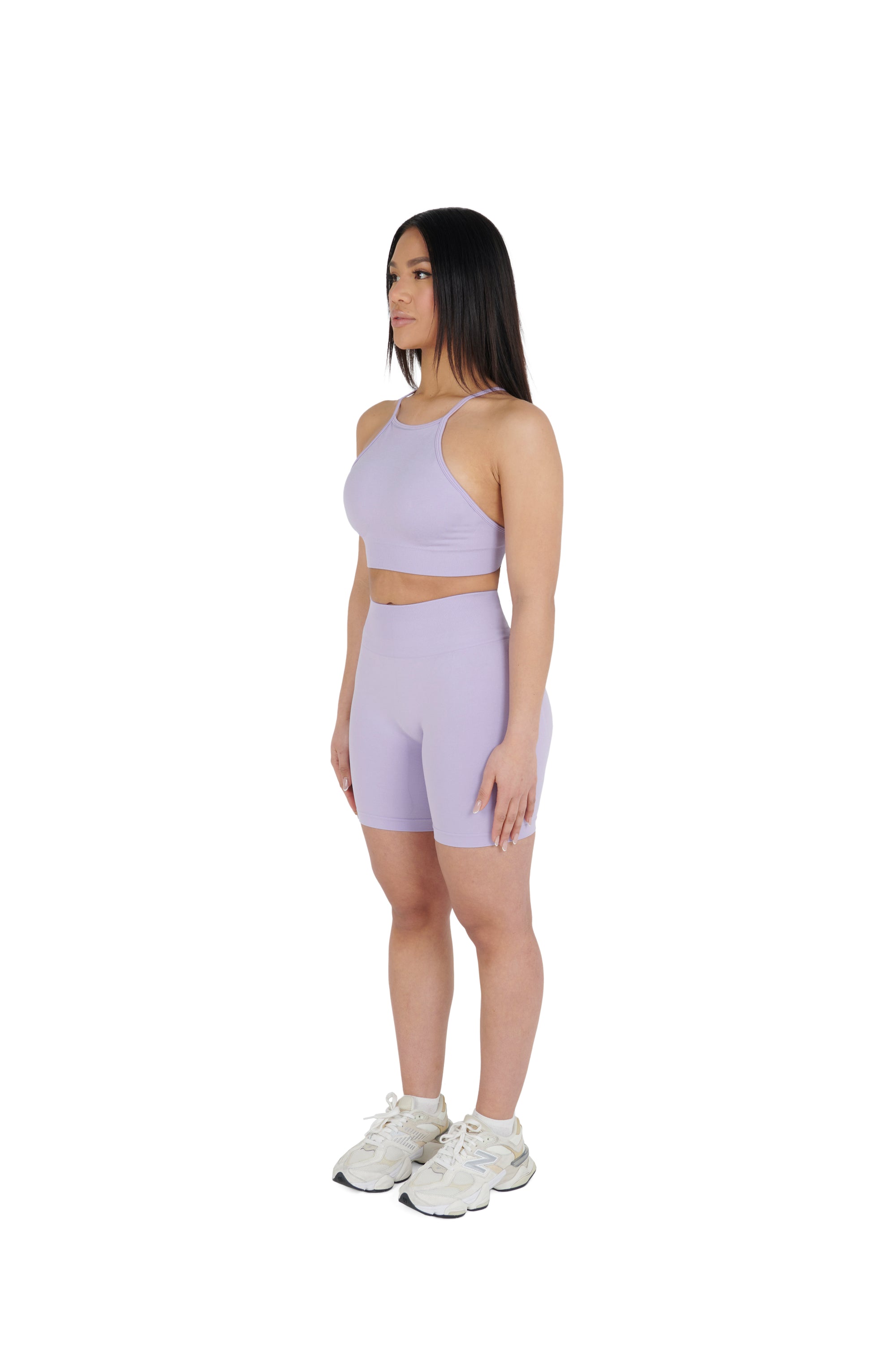 lilac Premium Yoga Cycling Shorts