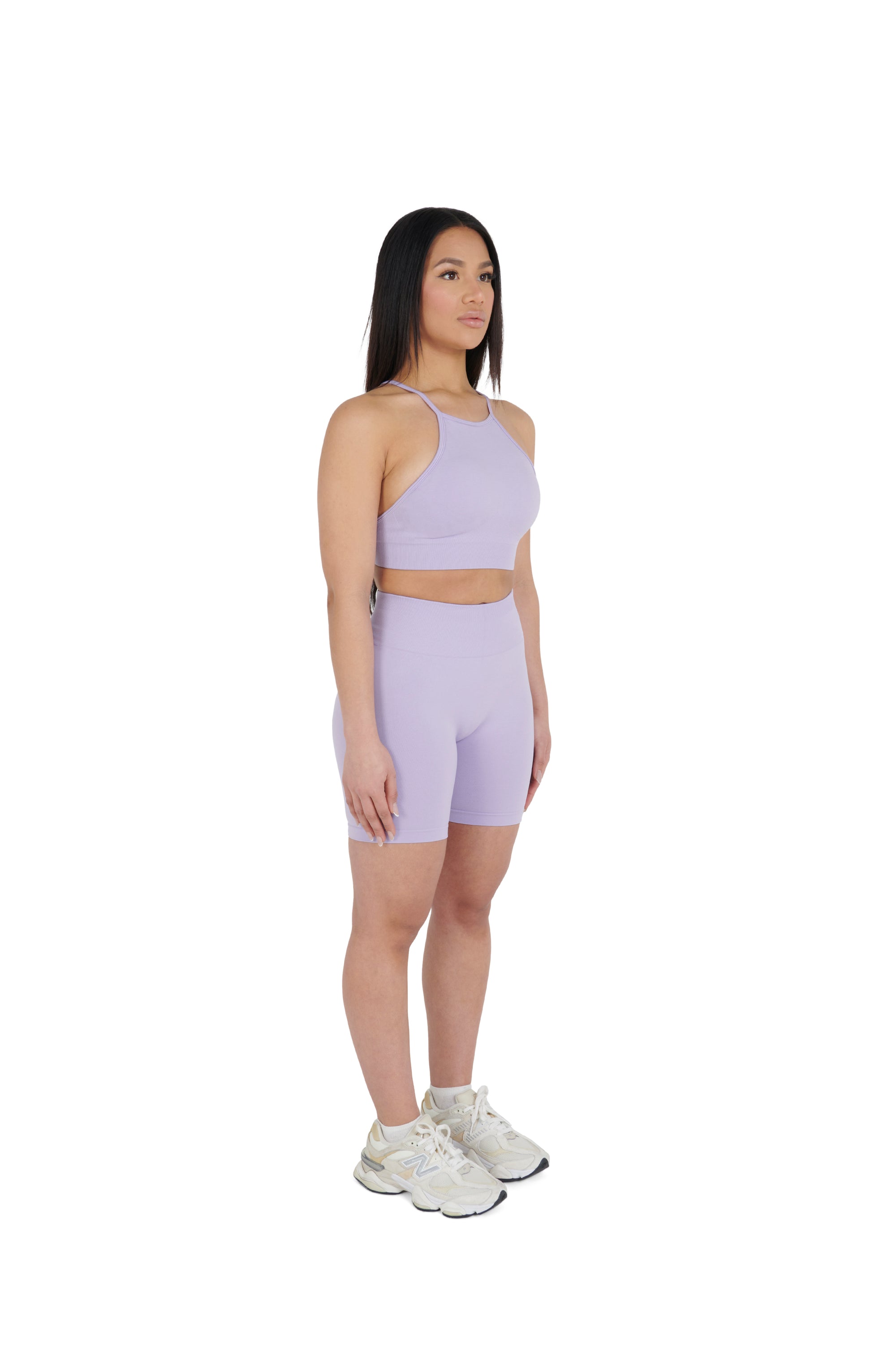 lilac Premium Yoga Cycling Shorts