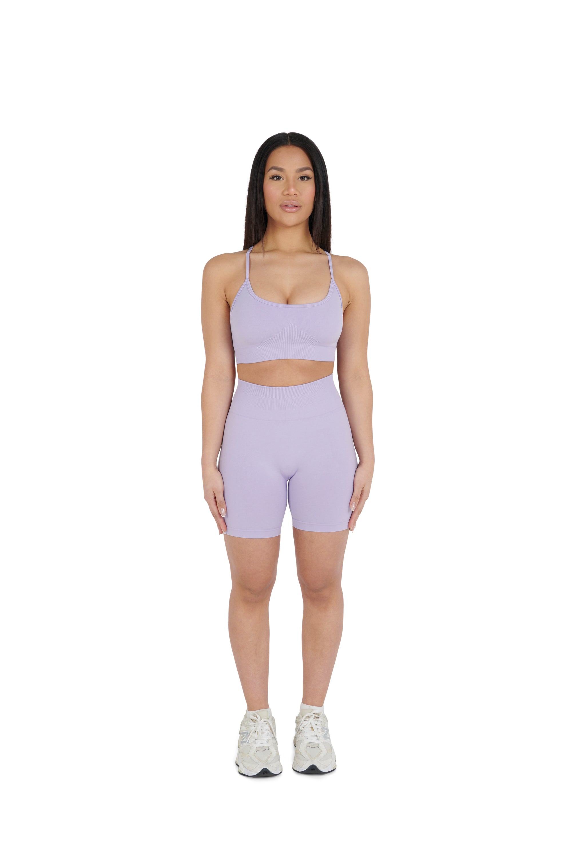 lilac Premium Yoga Thin Strap Bralet