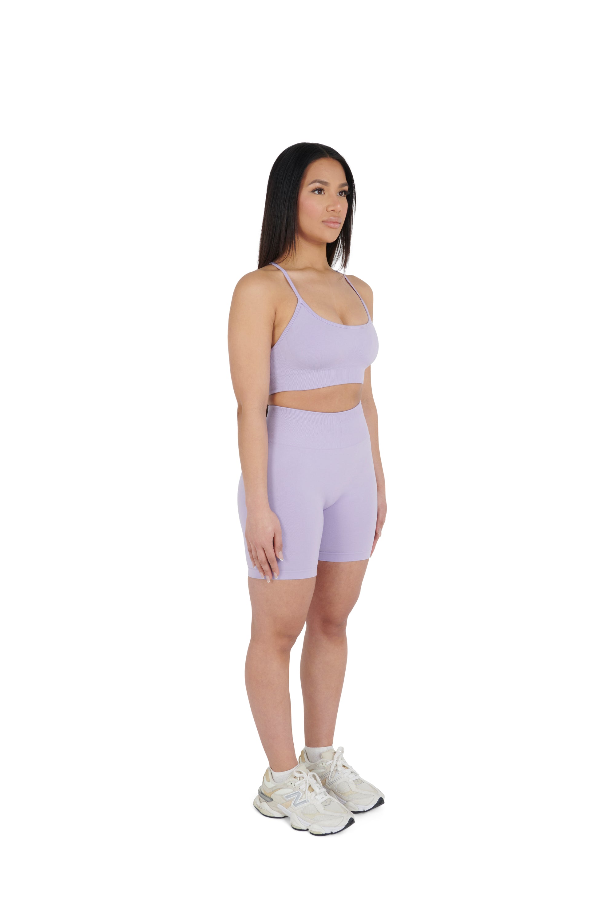 lilac Premium Yoga Thin Strap Bralet