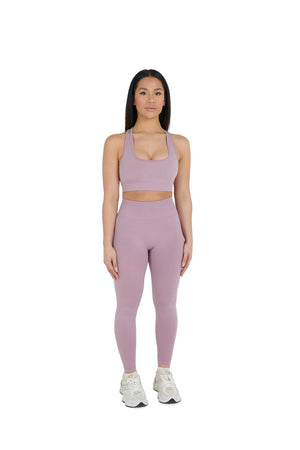 dusty pink Premium Yoga Thick Strap Bralet