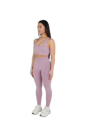 dusty pink Premium Yoga Thick Strap Bralet