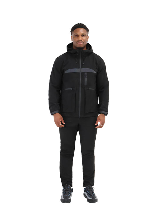 Iridescent Utility Shell Jacket