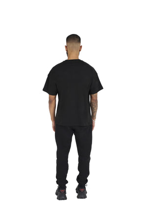 black Essential Oversized T shirt 180GSM