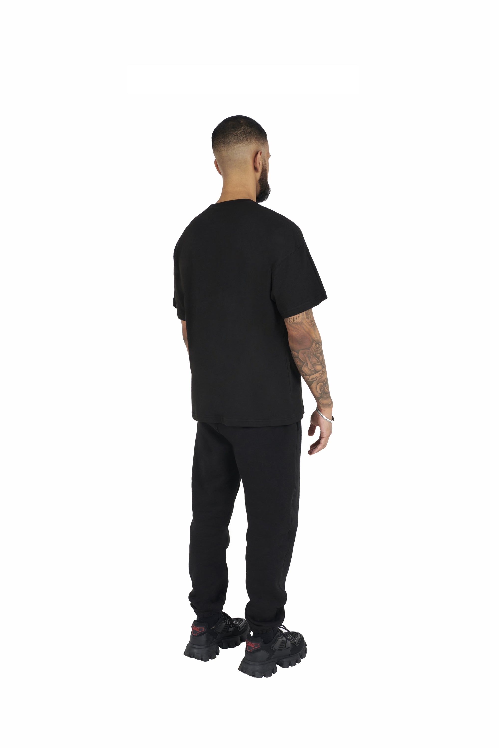 black Essential Oversized T shirt 180GSM