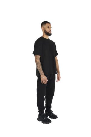 black Essential Oversized T shirt 180GSM