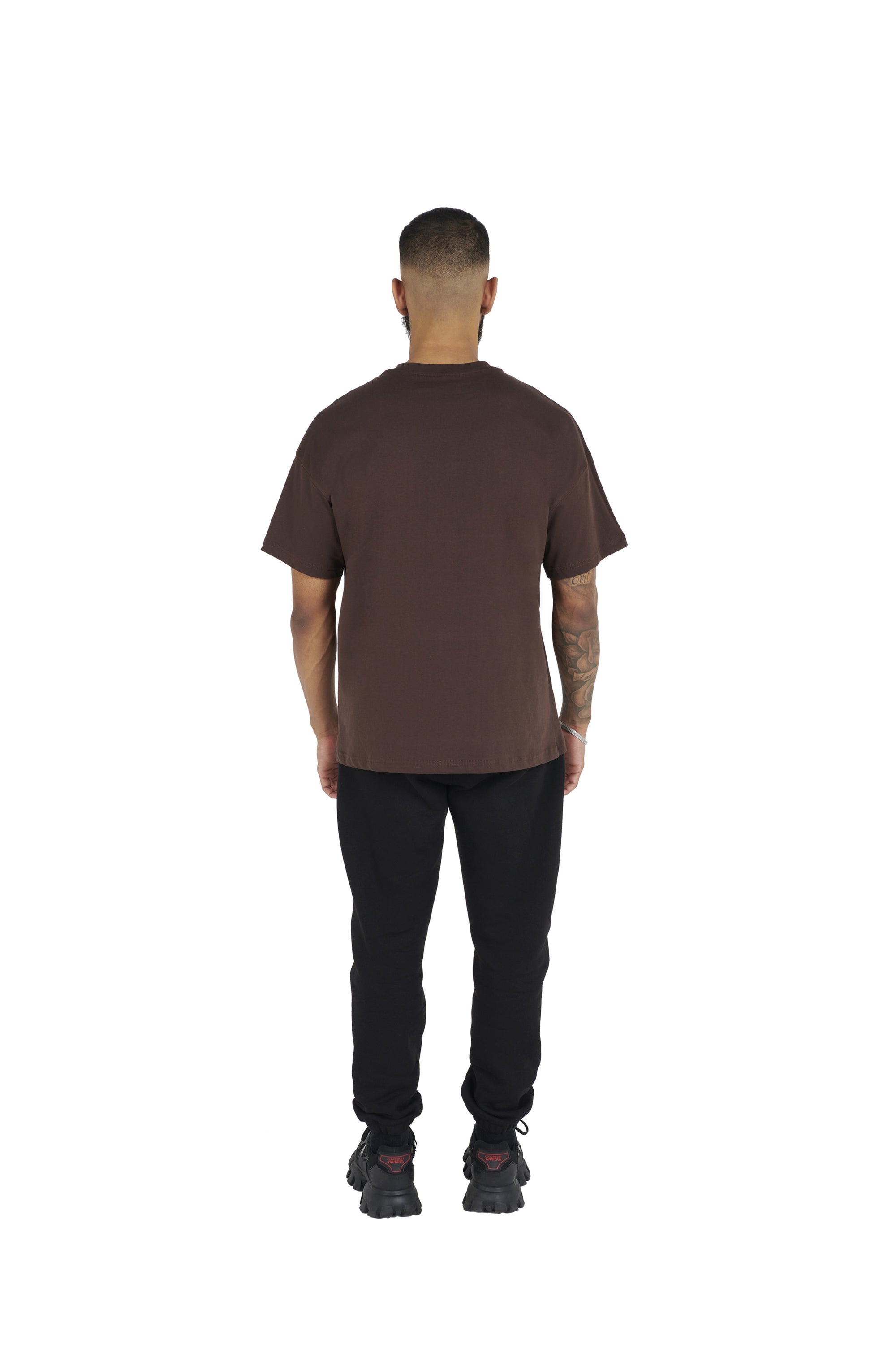 chocolate brown Essential Oversized T shirt 180GSM