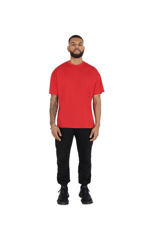 red Essential Oversized T shirt 180GSM