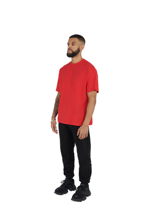 red Essential Oversized T shirt 180GSM