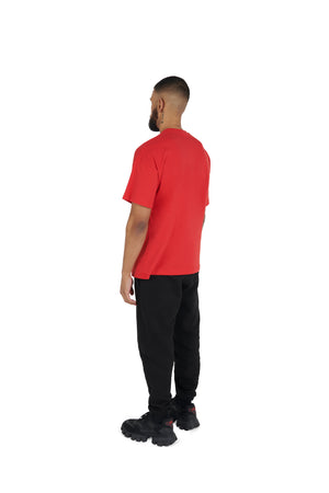 red Essential Oversized T shirt 180GSM