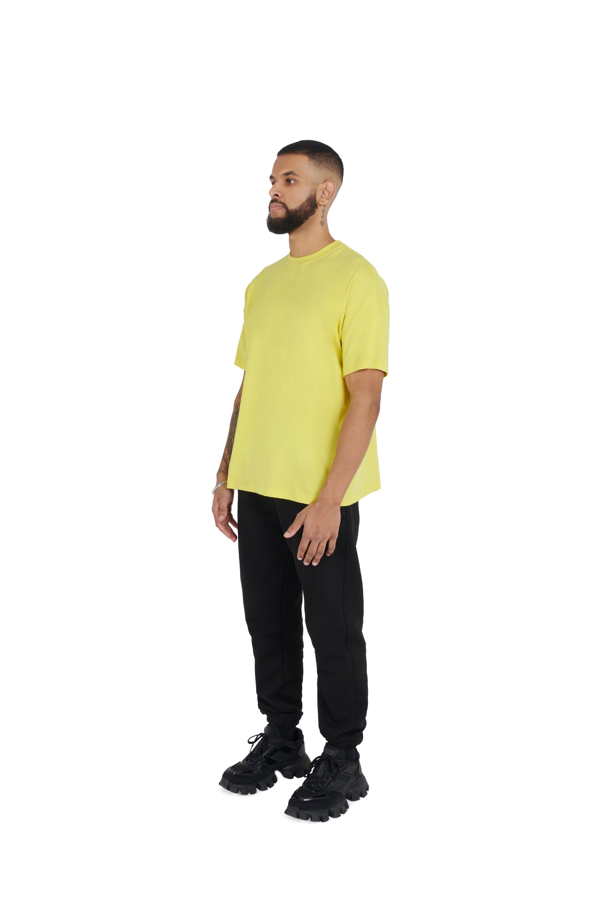 yellow Essential Oversized T shirt 180GSM