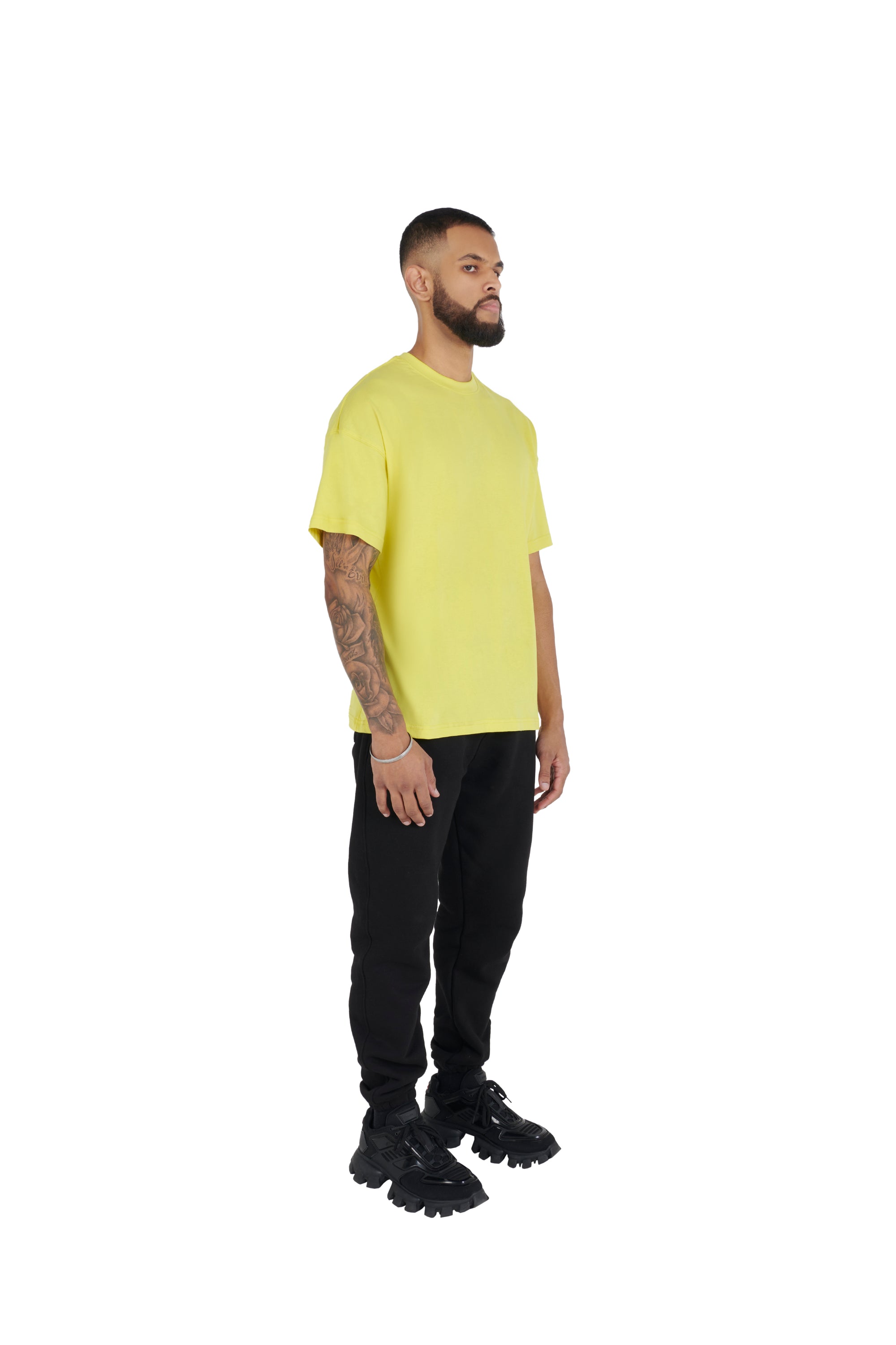 yellow Essential Oversized T shirt 180GSM