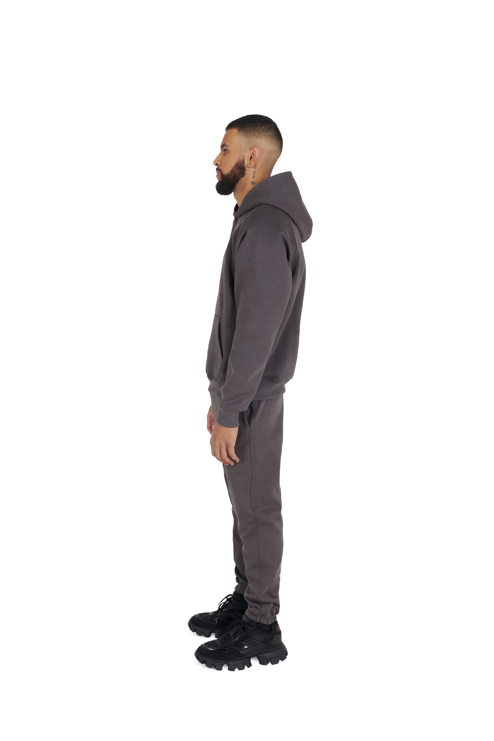 charcoal Ultra Luxury Oversized Joggers