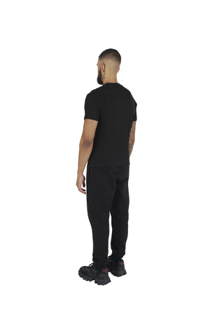 black Essential Regular Fit T shirt 180GSM