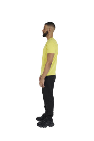 yellow Essential Regular Fit T shirt 180GSM