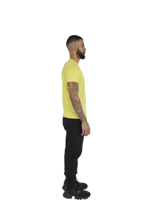 yellow Essential Regular Fit T shirt 180GSM