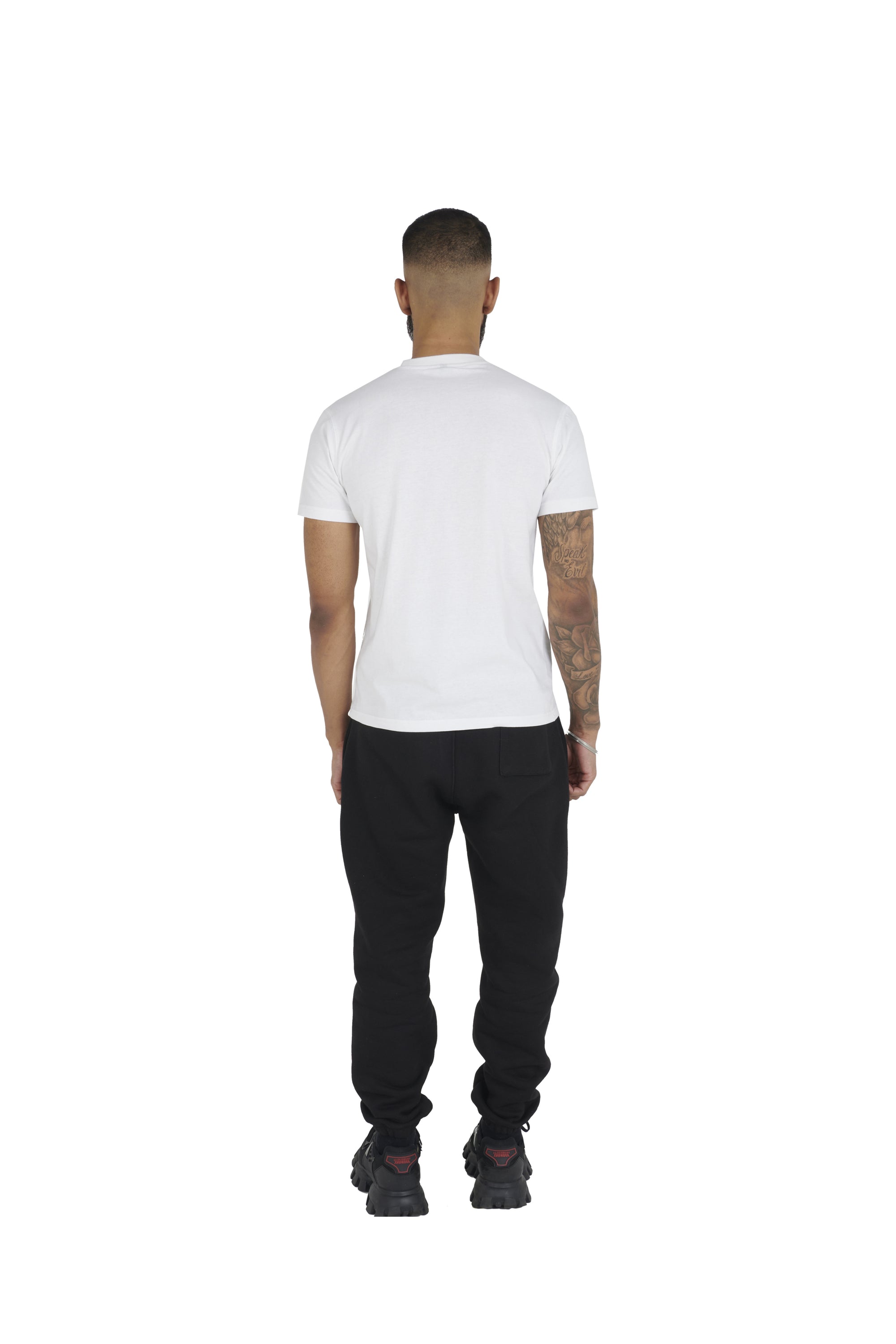 white Essential Regular Fit T shirt 180GSM