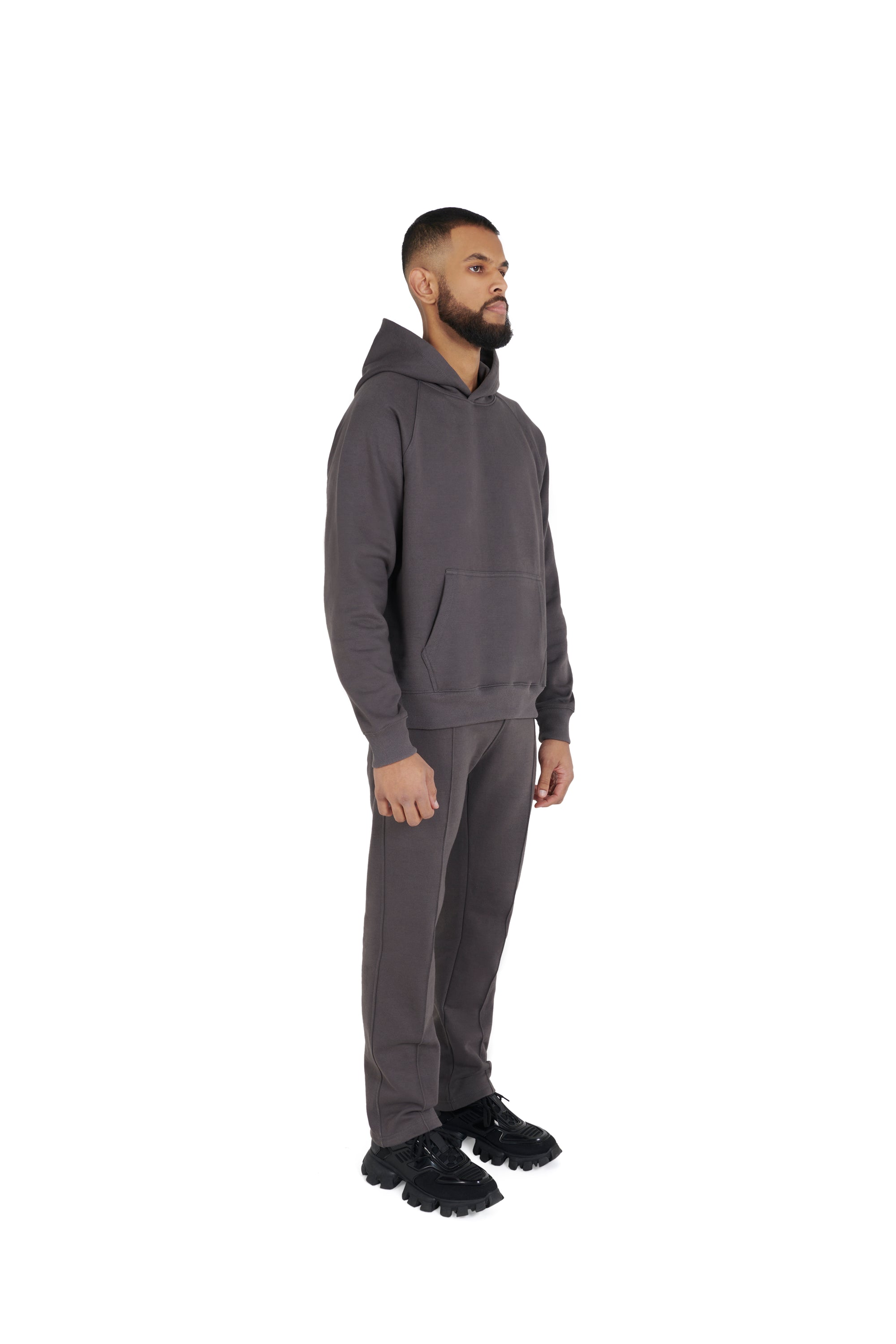 Ultra Luxury Straight Leg Joggers 550GSM CHARCOAL