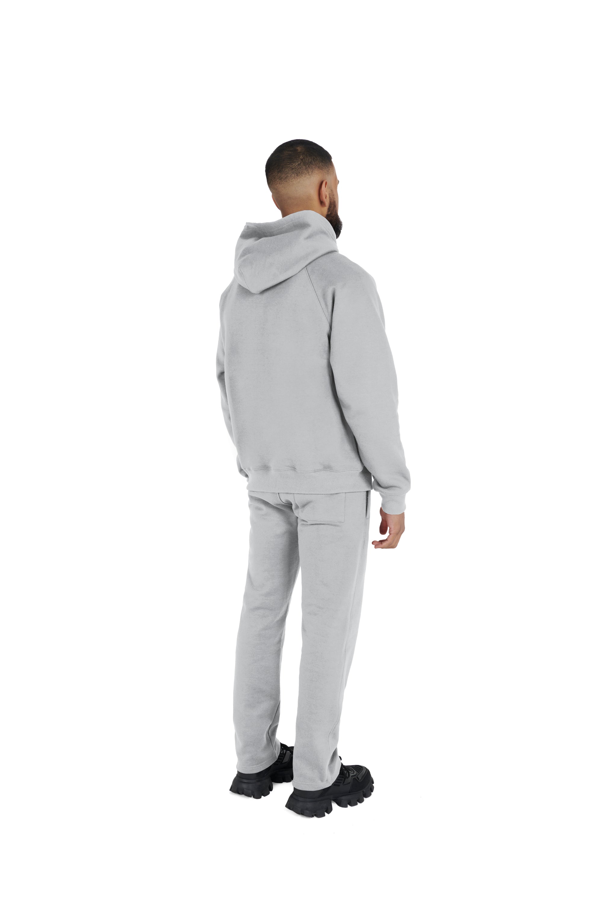 Ultra Luxury Straight Leg Joggers 550GSM GREY