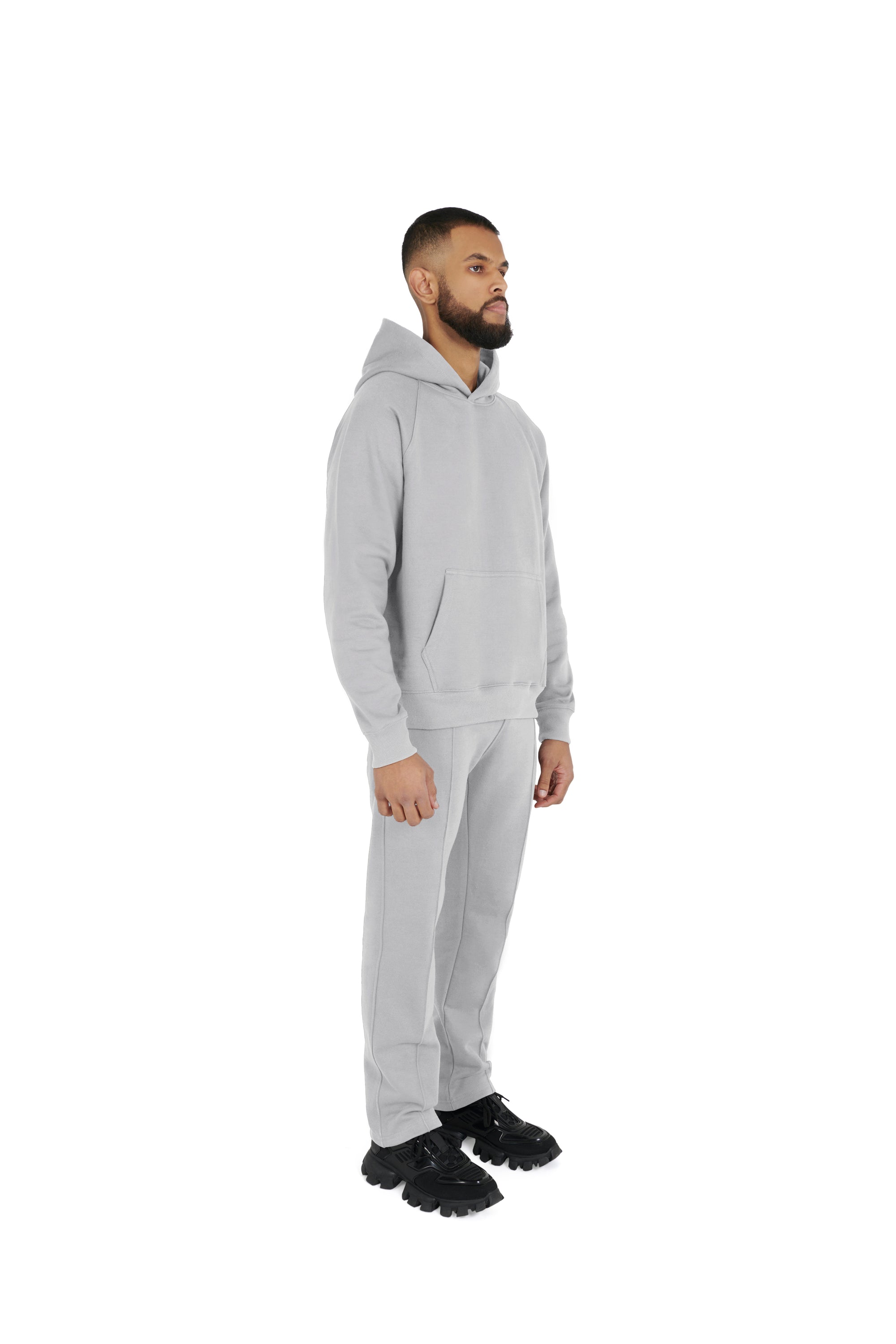 Ultra Luxury Straight Leg Joggers 550GSM GREY