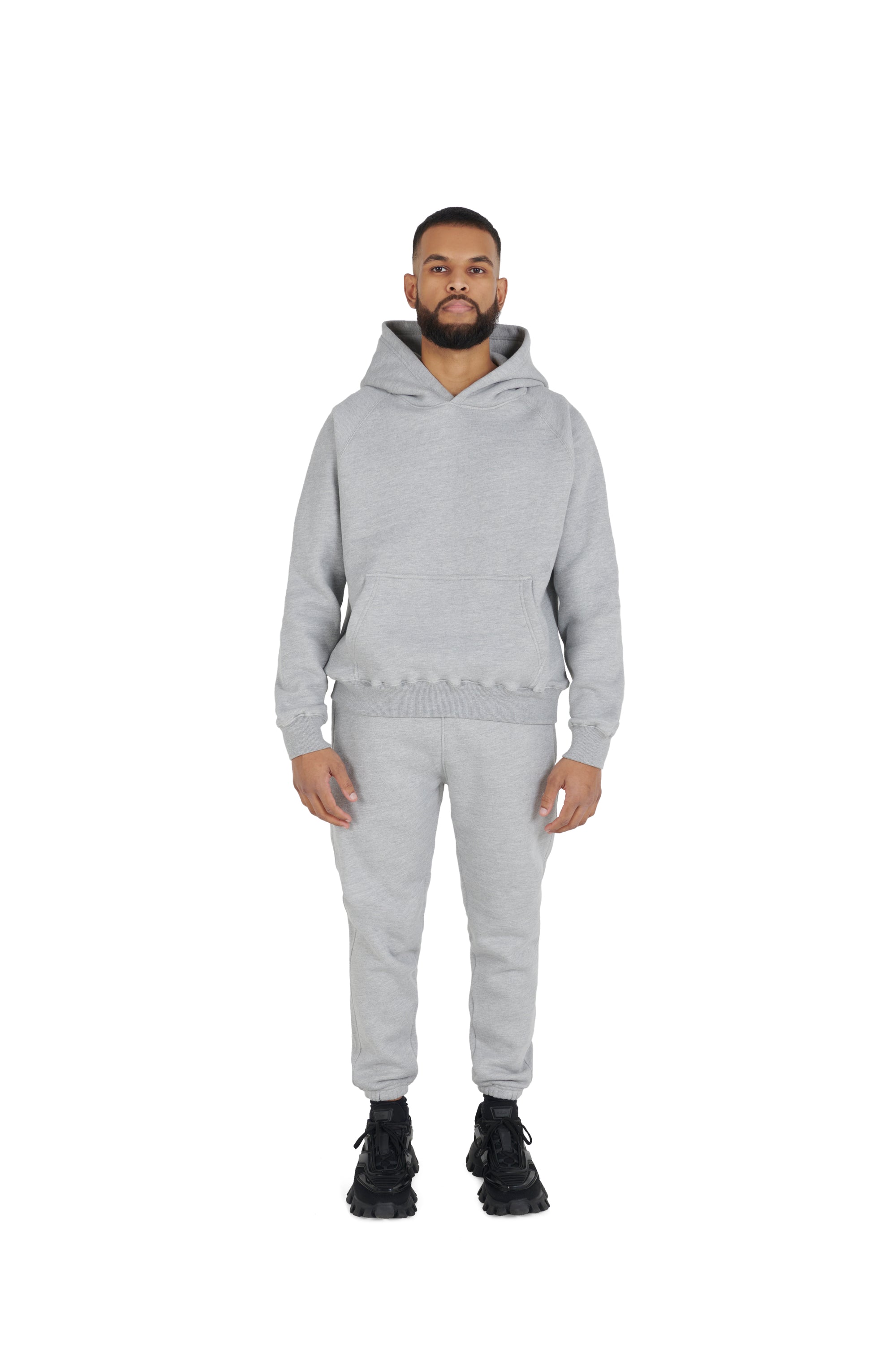 grey Ultra Luxury Oversized Joggers