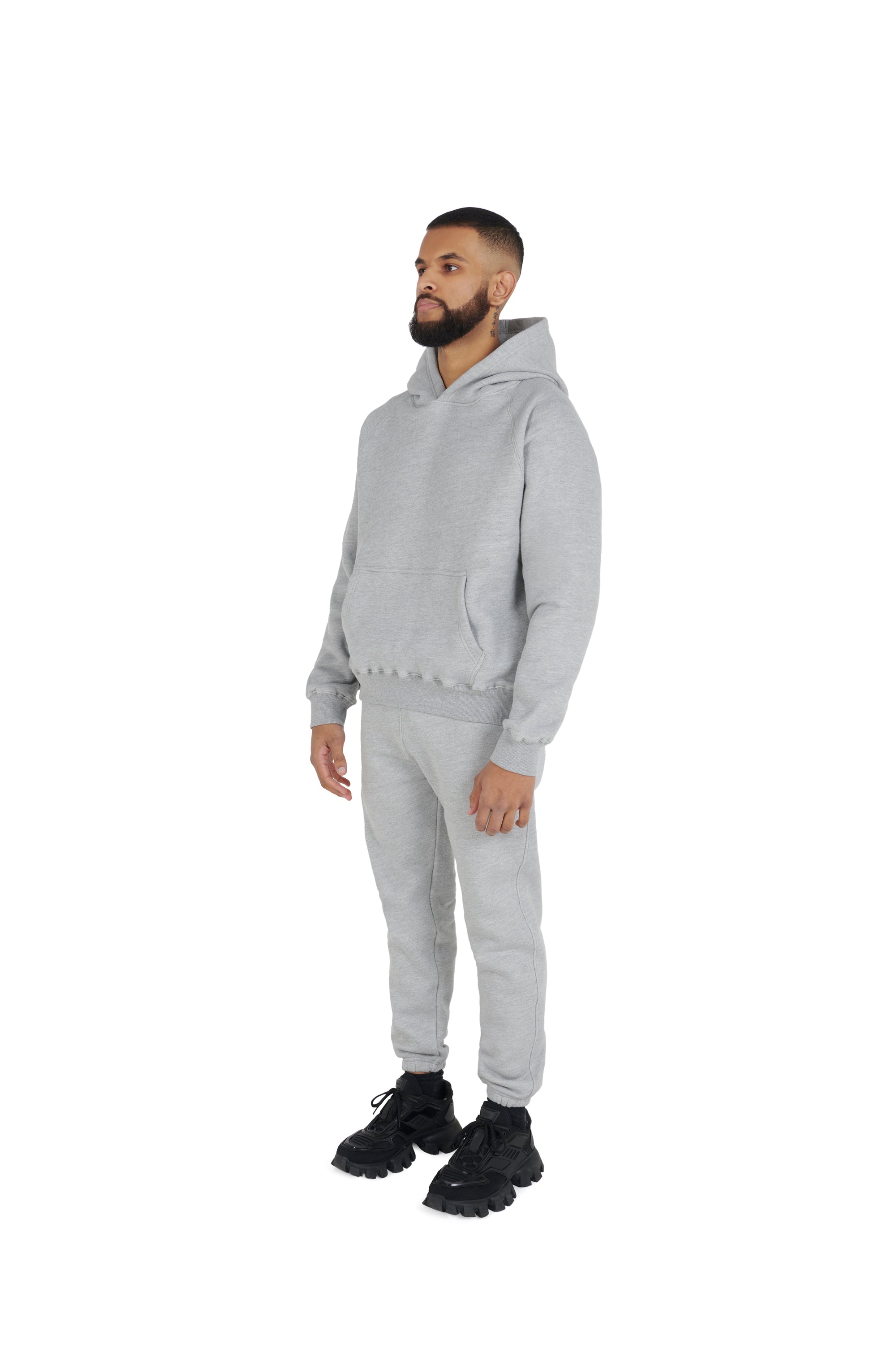 grey Ultra Luxury Oversized Joggers