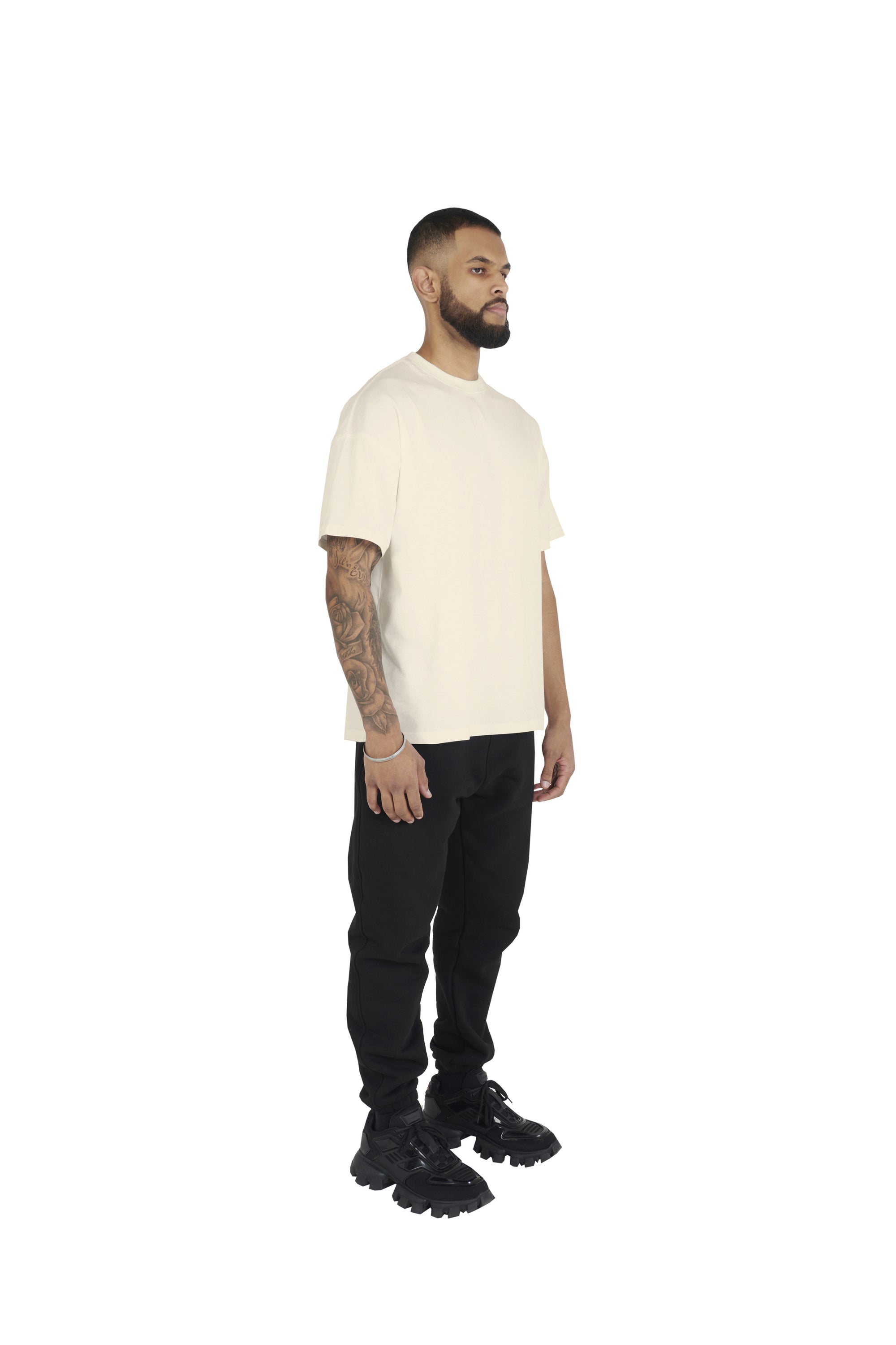 off white Essential Oversized T shirt 180GSM