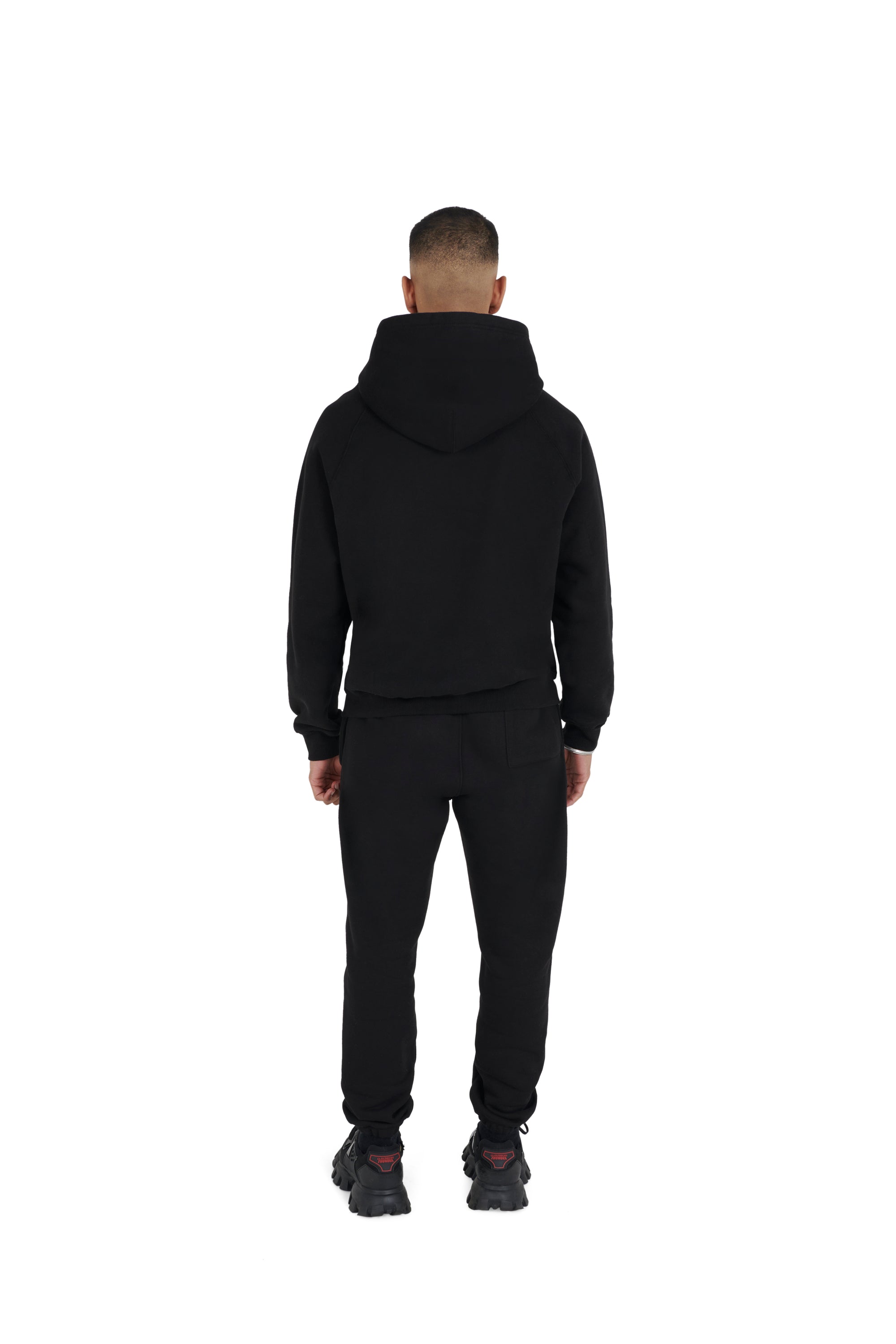 Ultra Luxury Oversized Joggers 550GSM BLACK