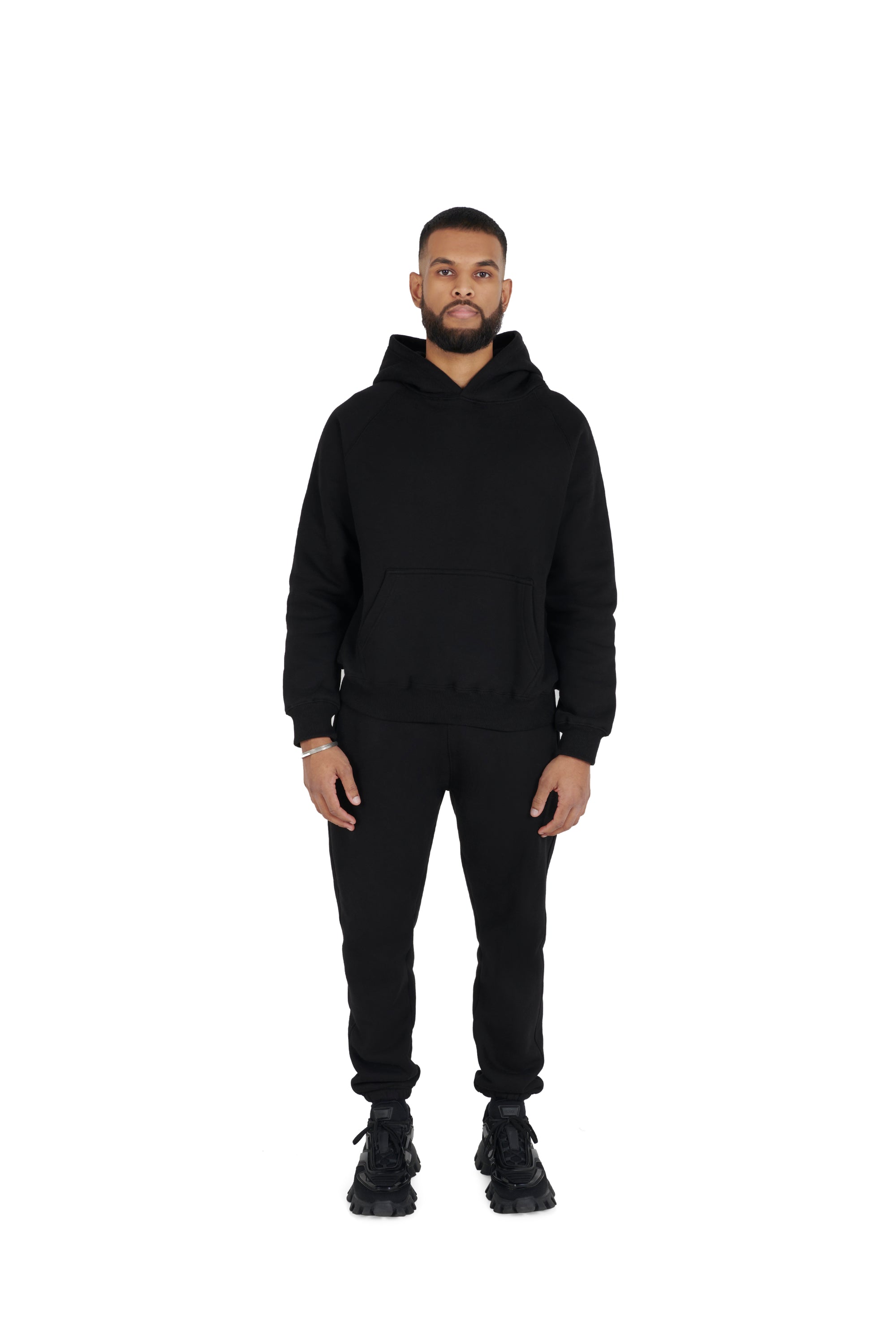 Ultra Luxury Oversized Joggers 550GSM BLACK