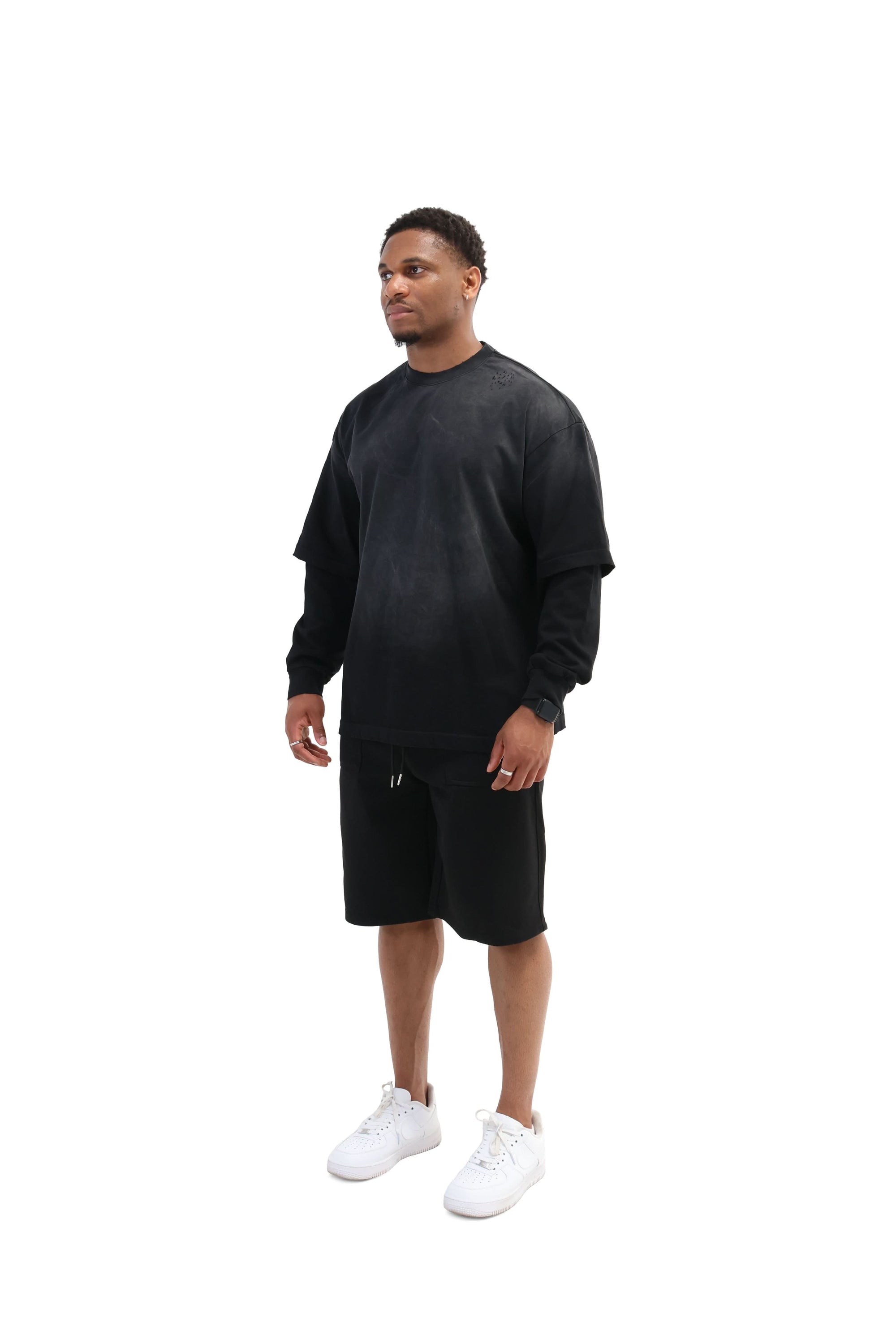 Layered Sunfade Boxy Fit Oversized T-Shirt 320gsm 3