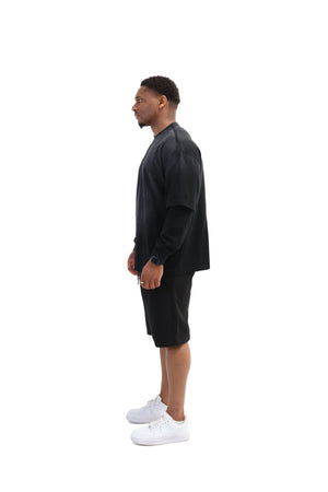 Layered Sunfade Boxy Fit Oversized T-Shirt 320gsm 4