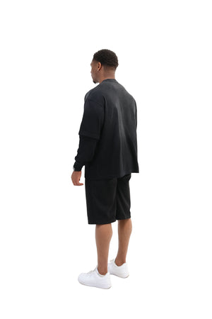 Layered Sunfade Boxy Fit Oversized T-Shirt 320gsm 5