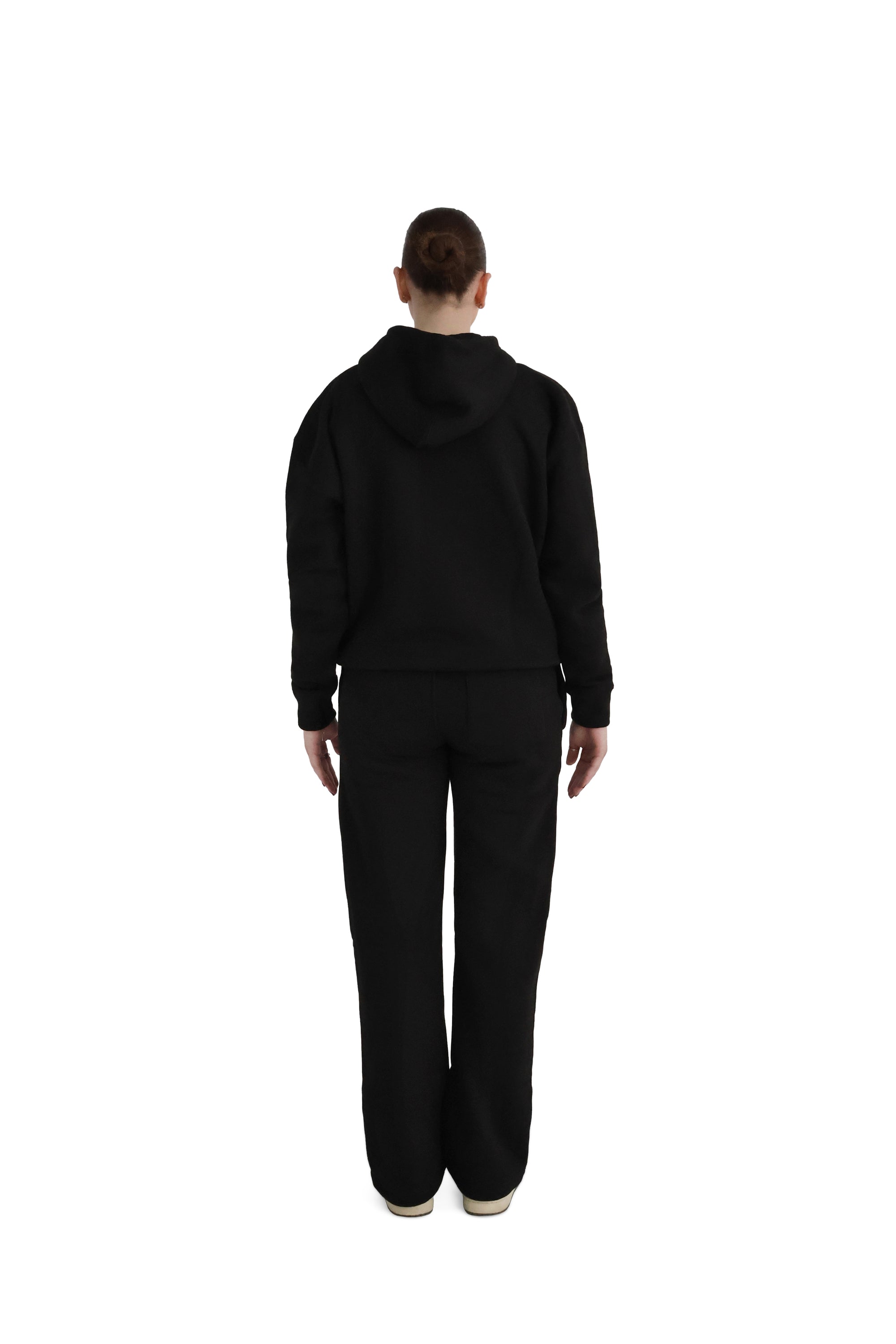 Ultra Luxury Wide Leg Joggers 550GSM BLACK