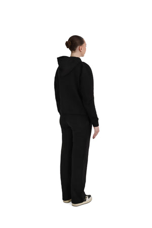 Ultra Luxury Wide Leg Joggers 550GSM BLACK